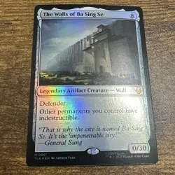 The Walls of Ba Sing Se FOIL MTG Avatar The Last Airbender NM - Image 1