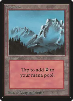 Mountain (298) [Limited Edition Beta] Magic MTG - Image 1