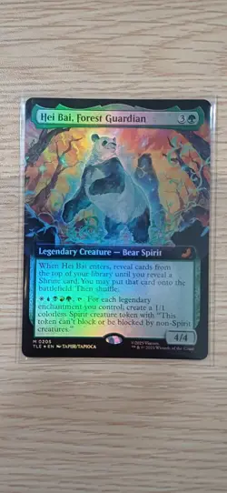 Hei Bai, Forest Guardian | Ext Art | Foil | MTG | TLA | Near Mint | English EN - Image 1