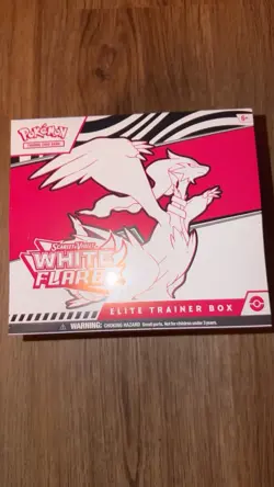 Pokemon TCG Scarlet & Violet White Flare ETB Elite Trainer Box Reshiram SEALED - Image 2