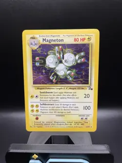 Magneton 11/62 Fossil Holo Unlimited VINTAGE Pokemon TCG - Image 2