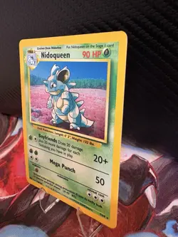 Nidoqueen 7/64 Jungle Holo NO SYMBOL ERROR WOTC 1999 Pokemon LP - Image 3