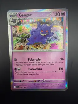Pokemon TCG Scarlet & Violet Gengar Holo Card 094/165 Sv: Scarlet & Violet 151 - Image 1