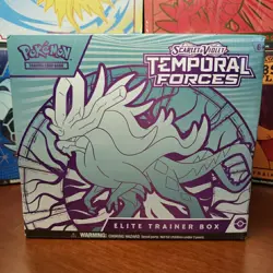 Pokemon Scarlet & Violet Temporal Forces Elite Trainer Box (ETB) Sealed - Image 1