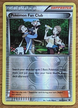 Pokemon Fan Club ~ 107/124 ~ Reverse Holo ~ XY Fates Collide ~ Near Mint!! - Image 1