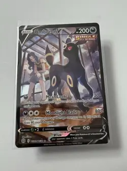 Umbreon V TG22/TG30 Holo Brilliant Stars Trainer Gallery Pokemon Alt Art (Mint) - Image 1