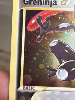 SWIRL NM Greninja Gold Star SWSH144 Black Star Promo Celebrations Pokemon - Image 5