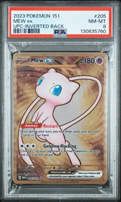 Pokemon SV Scarlet & Violet 151 Metal Ultra Premium UPC Mew ex 205/165 PSA 8 - Image 1