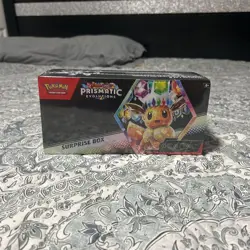 Pokemon TCG Scarlet & Violet Prismatic Evolutions Surprise Box Factory Sealed - Image 1
