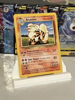 Pokemon TCG - Arcanine - Base Set (BS) 23/102 Regular - Unlimited - Uncommon - Image 1