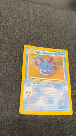 Pokemon TCG Light Azumarill 13/105 Neo Destiny Holo LP - Image 2