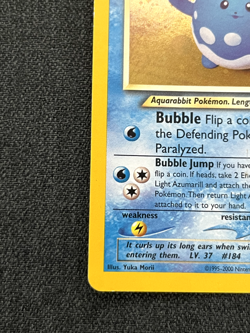 Pokemon TCG Light Azumarill 13/105 Neo Destiny Holo LP - Image 3