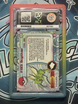 Scyther #123 2000 Topps Chrome Mint Pokemon TV ACE 10 - Image 2