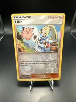 Pokemon Lillie 125a/156 Reverse Holo Stamped Regional Championship Promo - Image 2