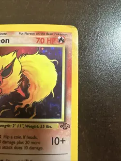 Flareon 3/64 Holo Rare Pokemon TCG Jungle DMG - Image 3