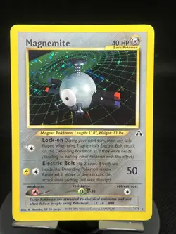 Pokemon TCG Magnemite 7/75 Neo Discovery Holo Rare HP - Image 1
