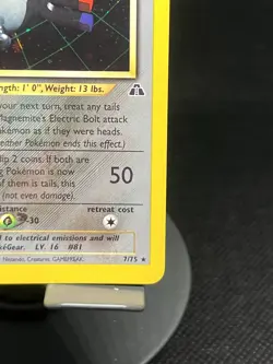 Pokemon TCG Magnemite 7/75 Neo Discovery Holo Rare HP - Image 4