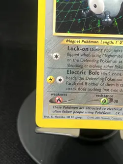 Pokemon TCG Magnemite 7/75 Neo Discovery Holo Rare HP - Image 5