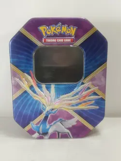 2016 Pokemon TCG Shiny Xerneas EX EMPTY Kalos Premium Collectors Tin - Image 2