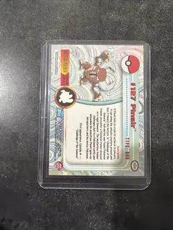 2000 Topps Pokemon TV Series Blue Logo #127 Pinsir Non Holo - Image 2