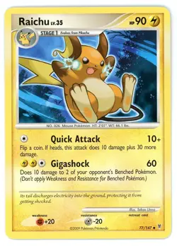 Raichu 77/147 Supreme Victors Pokemon Card - Image 1