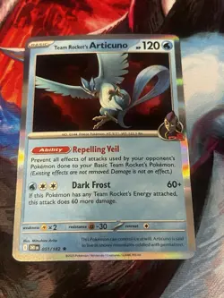 • Team Rocket's Articuno • 051/182 Reverse Holo Destined Rivals Pokemon TCG NM - Image 1