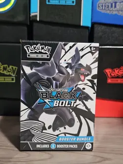 Pokemon TCG Scarlet & Violet Black Bolt SV10.5 Booster Bundle NEW Factory Sealed - Image 1