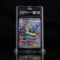 Mega Lucario Pokemon Mega Evolutions 160/132 Ultra Rare TAG 10 Gem Mint - Image 1