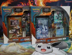 Pokemon Sun & Moon Burning Shadows G x Challenge Box Lycanroc & Alolan Ninetales - Image 1