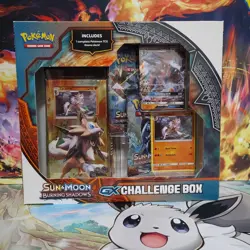 Pokemon Sun & Moon Burning Shadows G x Challenge Box Lycanroc & Alolan Ninetales - Image 2