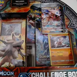 Pokemon Sun & Moon Burning Shadows G x Challenge Box Lycanroc & Alolan Ninetales - Image 4