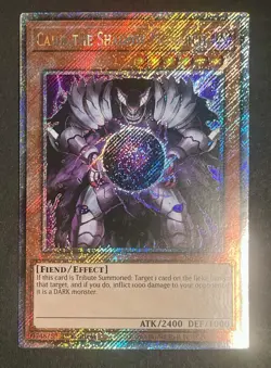 Yu-Gi-Oh Card Caius the Shadow Monarch RA03-EN194 Platinum Secret Rare 1st Ed NM - Image 2