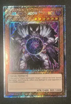 Yu-Gi-Oh Card Caius the Shadow Monarch RA03-EN194 Platinum Secret Rare 1st Ed NM - Image 3