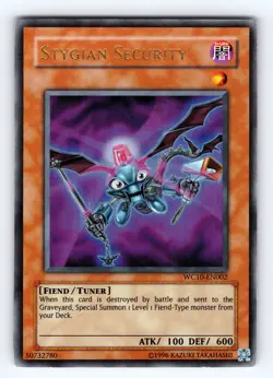 Yugioh Stygian Security WC10-EN002 Limited Edition Promo Ultra Rare - LP-NM 💎 - Image 1