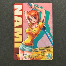 S5568 Nami 01-07 AR Carddass Japanese One Piece Card Bandai 2011 M9 - Image 1