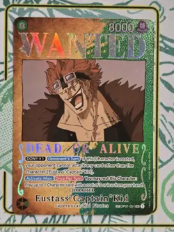 Eustass"Captain"Kid (Wanted Poster) OP01-051 Pillars of Strength Foil LP - Image 1
