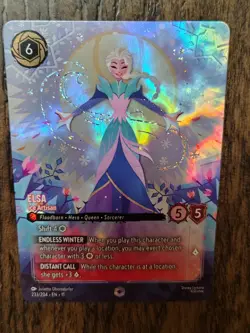 Disney Lorcana Set 11 - Winterspell - Elsa Ice Artisan Enchanted - Image 1