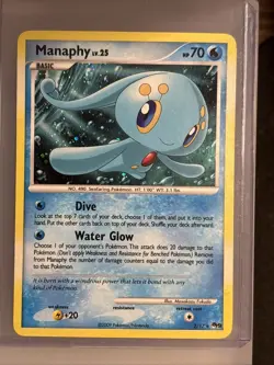 Manaphy 2/17 Pop Series 9 Holo Rare Pokemon TCG Card - Image 1