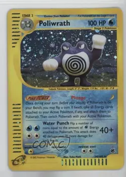 Poliwrath Holo Pokemon e-Card Series Expedition #24 2002 - Image 1
