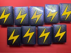 9x Pokemon Surging Sparks ETB Card Sleeves-Lot of 10 (65 SLEEVES/Pack) - Image 1