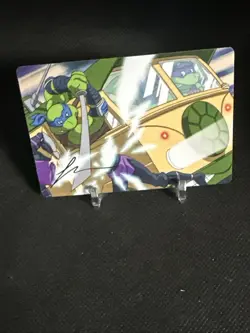 Don & Leo, Problem Solvers Art Card (GOLD STAMPED) - Teenage Mutant Ninja Turtle - Image 4