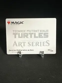 Don & Leo, Problem Solvers Art Card (GOLD STAMPED) - Teenage Mutant Ninja Turtle - Image 5