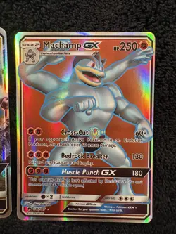 Pokemon Machamp GX Holo 2017 Lot 2 Cards TCG English - Image 2