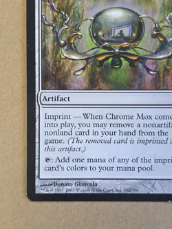 MTG Magic the Gathering Chrome Mox (152/306) Mirrodin MP - Image 3