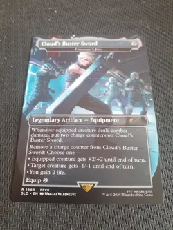 MTG - Cloud’s Buster Sword - Borderless - Secret Lair - SLD 1865 - Image 1