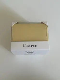 ULTRA PRO Deck Box Vivid Alcove EDGE (Landscape Style) - Yellow Leatherette NIB - Image 1