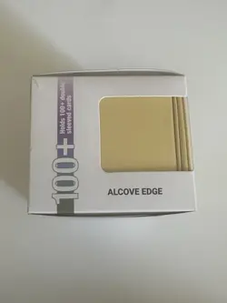 ULTRA PRO Deck Box Vivid Alcove EDGE (Landscape Style) - Yellow Leatherette NIB - Image 4