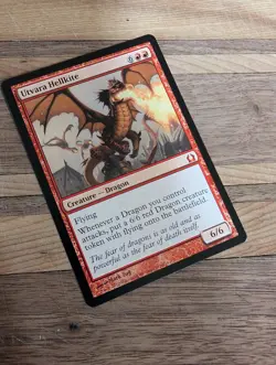 MTG Magic the Gathering Utvara Hellkite NM #110 English - Image 1