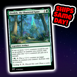 Ozolith The Shattered Spire - Custom Art Magic: The Gathering Playtest Card - Image 1