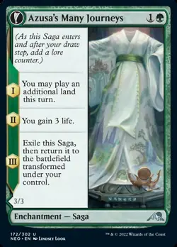 Azusa's Many Journeys // Likeness of the Seeker [Kamigawa: Neon Dynasty] Magic - Image 1